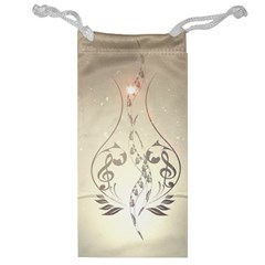 Music, Piano With Clef On Soft Background Jewelry Bags