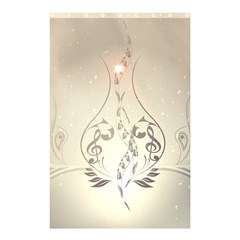 Music, Piano With Clef On Soft Background Shower Curtain 48  X 72  (small) 