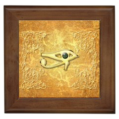 The All Seeing Eye With Eye Made Of Diamond Framed Tiles by FantasyWorld7