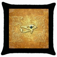 The All Seeing Eye With Eye Made Of Diamond Throw Pillow Cases (black) by FantasyWorld7