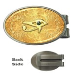 The All Seeing Eye With Eye Made Of Diamond Money Clips (Oval)  Front