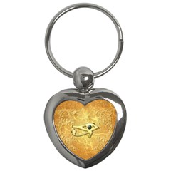 The All Seeing Eye With Eye Made Of Diamond Key Chains (heart)  by FantasyWorld7