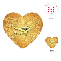 The All Seeing Eye With Eye Made Of Diamond Playing Cards (heart)  by FantasyWorld7