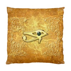 The All Seeing Eye With Eye Made Of Diamond Standard Cushion Cases (two Sides)  by FantasyWorld7