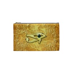 The All Seeing Eye With Eye Made Of Diamond Cosmetic Bag (small)  by FantasyWorld7