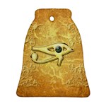 The All Seeing Eye With Eye Made Of Diamond Ornament (Bell)  Front