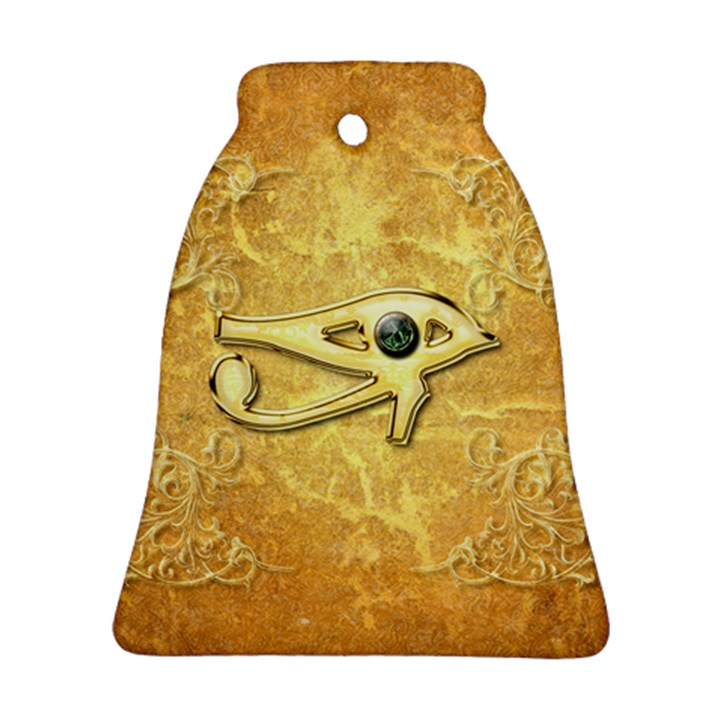 The All Seeing Eye With Eye Made Of Diamond Ornament (Bell) 