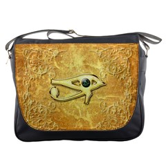 The All Seeing Eye With Eye Made Of Diamond Messenger Bags by FantasyWorld7