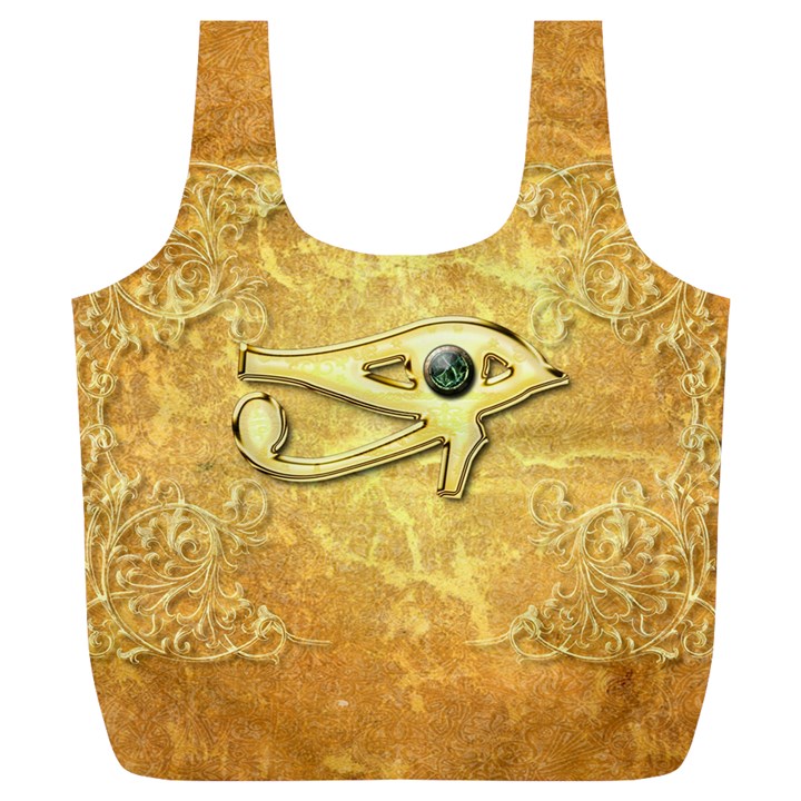 The All Seeing Eye With Eye Made Of Diamond Full Print Recycle Bags (L) 