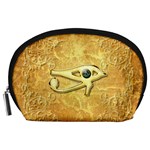 The All Seeing Eye With Eye Made Of Diamond Accessory Pouches (Large)  Front