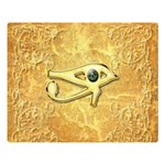 The All Seeing Eye With Eye Made Of Diamond Double Sided Flano Blanket (Large)  80 x60  Blanket Front