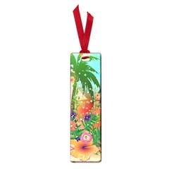 Tropical Design With Palm And Flowers Small Book Marks