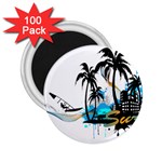 Surfing 2.25  Magnets (100 pack)  Front