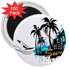 Surfing 3  Magnets (100 Pack)