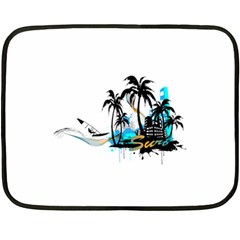 Surfing Fleece Blanket (mini)