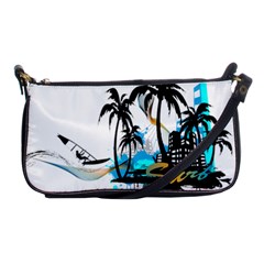 Surfing Shoulder Clutch Bags by EnjoymentArt