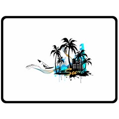 Surfing Fleece Blanket (large) 