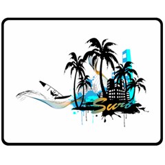 Surfing Fleece Blanket (medium) 