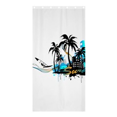 Surfing Shower Curtain 36  X 72  (stall)  by EnjoymentArt