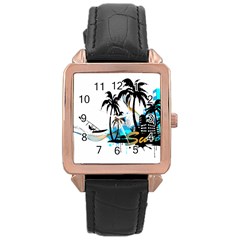 Surfing Rose Gold Watches