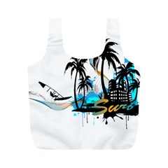 Surfing Full Print Recycle Bags (m) 