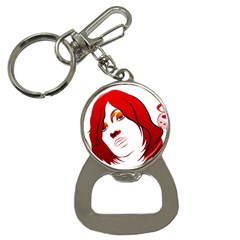 Women Face With Clef Bottle Opener Key Chains