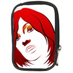 Women face with clef Compact Camera Cases Front