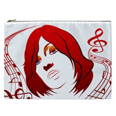 Women Face With Clef Cosmetic Bag (xxl) 