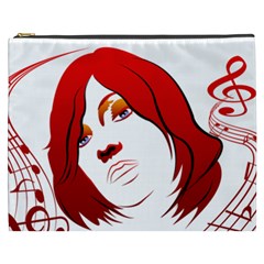 Women Face With Clef Cosmetic Bag (xxxl) 