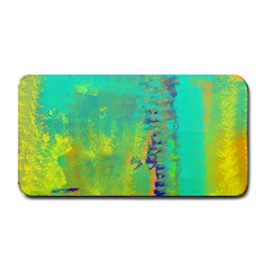 Abstract In Turquoise, Gold, And Copper Medium Bar Mats