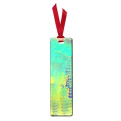 Abstract In Turquoise, Gold, And Copper Small Book Marks