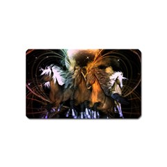 Wonderful Horses In The Universe Magnet (name Card)