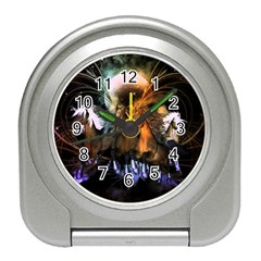 Wonderful Horses In The Universe Travel Alarm Clocks by FantasyWorld7