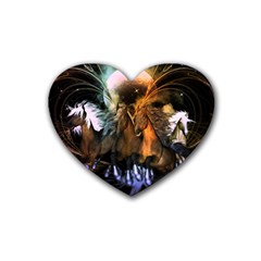 Wonderful Horses In The Universe Rubber Coaster (heart) 