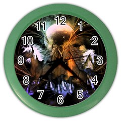 Wonderful Horses In The Universe Color Wall Clocks by FantasyWorld7