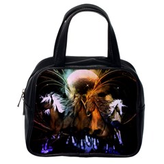 Wonderful Horses In The Universe Classic Handbags (one Side) by FantasyWorld7