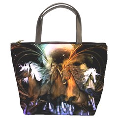 Wonderful Horses In The Universe Bucket Bags by FantasyWorld7