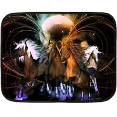 Wonderful Horses In The Universe Fleece Blanket (mini)