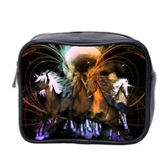 Wonderful Horses In The Universe Mini Toiletries Bag 2-side