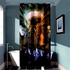 Wonderful Horses In The Universe Shower Curtain 36  X 72  (stall) 