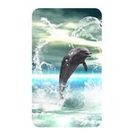 Funny Dolphin Jumping By A Heart Made Of Water Memory Card Reader