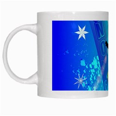 Snowboarding White Mugs