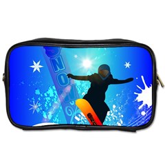 Snowboarding Toiletries Bags 2-side by FantasyWorld7