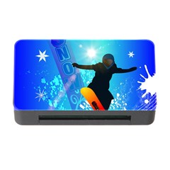 Snowboarding Memory Card Reader With Cf by FantasyWorld7