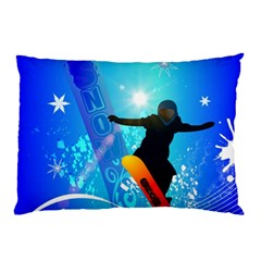 Snowboarding Pillow Cases (two Sides)