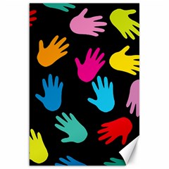 All Over Hands Canvas 20  X 30  