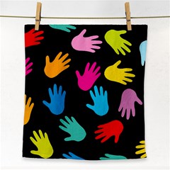 All Over Hands Face Towel