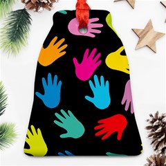 All Over Hands Ornament (bell) 