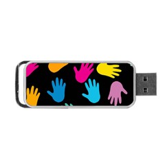 All Over Hands Portable Usb Flash (one Side)