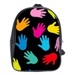 All Over Hands School Bags (XL)  Front